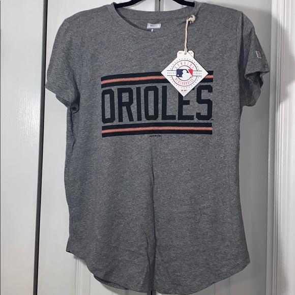 NWT gray BALTIMORE Orioles fitted tee-large - Picture 1 of 2